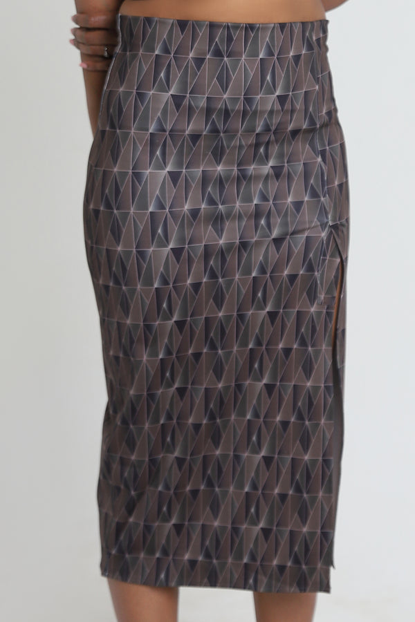 Mosaic Midi Skirt