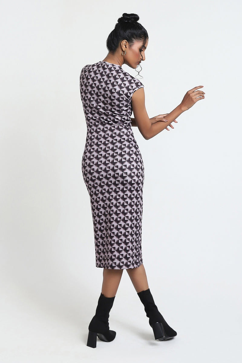 The Illusionist Midi Dress