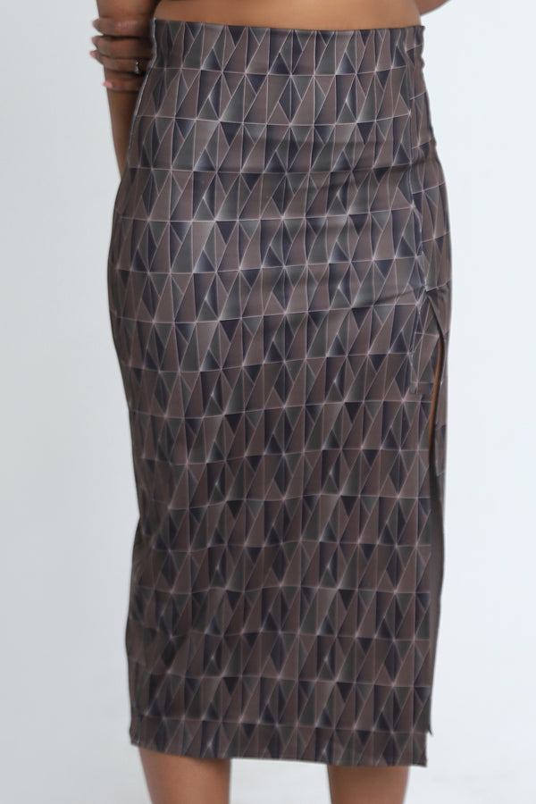 Mosaic Midi Skirt