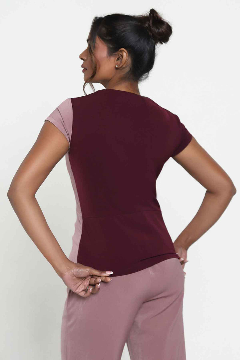 Skewed Square Neck Top