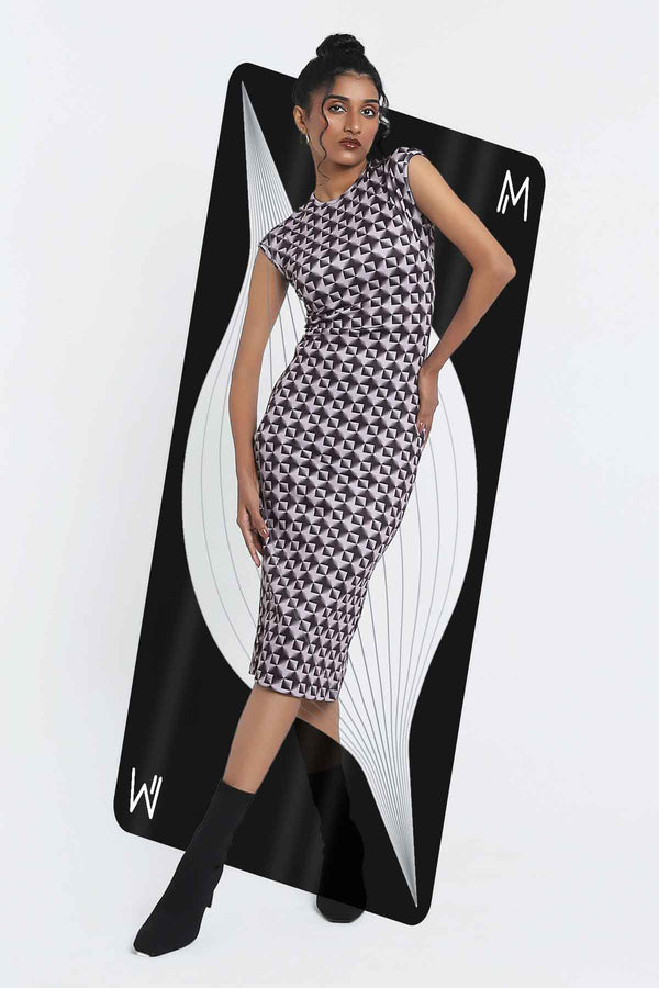 The Illusionist Midi Dress