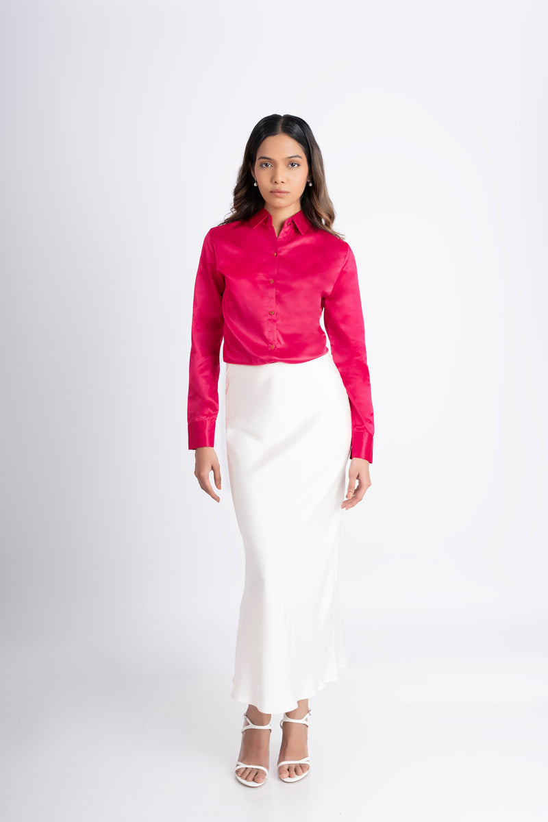 Intertwined Satin Shirt