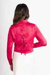 Intertwined Satin Shirt