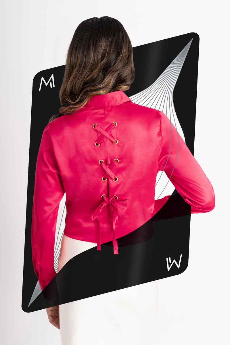 Intertwined Satin Shirt